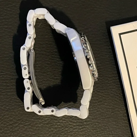 Chanel White Ceramic Watch - Picture 8 of 9
